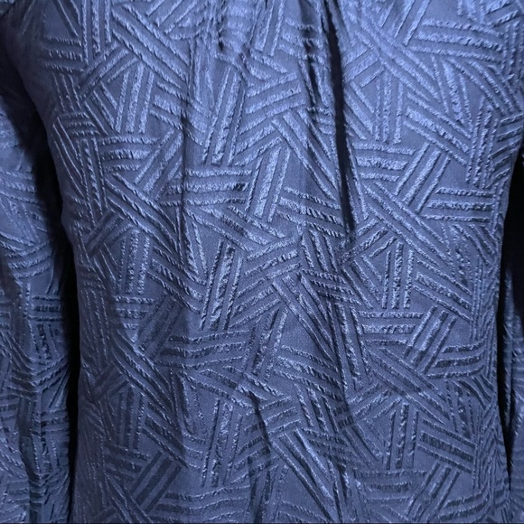 Diane Von Furstenberg Navy Silk Dress - Size 0 - Picture 4 of 5